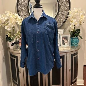 Levi's Indigo Denim Shirt with Diamond Label